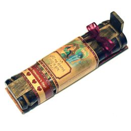 Incense Gift Set - Bamboo Burner + 3 Meditation Incense Sticks Packs & Love Greeting - Rest in you