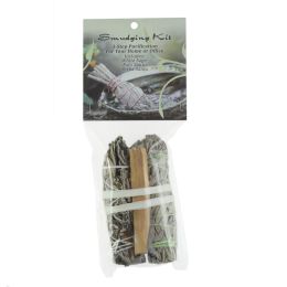 Kit - Smudging Kit Palo Santo - Sage - Yerba Santa - with Purification Instructions