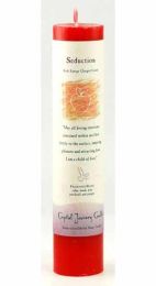 Seduction reiki charged pillar candle