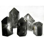 ~3# Flat of Phantom Quartz Points polished