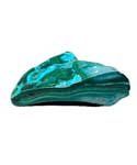 0.4-0.7# Chrysocolla/Malachite free shape