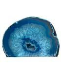 1.5-2.0# Geode Teal Agate cut