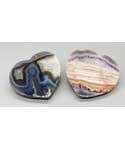 3+" Agate heart