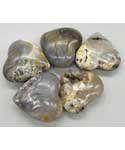 1 1/2" Agate, Dendritic heart