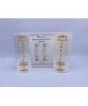 Namaste Selenite harmonizer (set of 2)