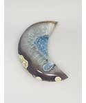 medium Moon Druze Agate Geode