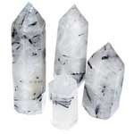 2 1/2"+ Quartz, Black Rutilated