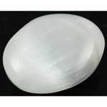 White Selenite Oval  2"