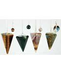 Assorted Faceted 6 side pendulum