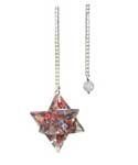 Merkaba Garnet Orgone pendulum