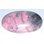 Rhodonite palm stone