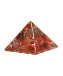 25-30mm Orgone Carnelian pyramid