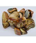 1 lb Jasper, Polychrome polished 1 side