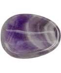 Chevron Amethyst worrystone
