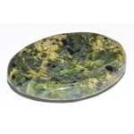 Serpentine worry stone