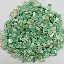 1 lb Aventurine, Green tumbled chips 8-12mm