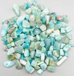 1 lb Amazonite tumbled chips 5-12mm