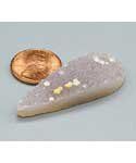 2" Amethyst Tear druse cabochon