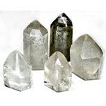 ~3# Flat of Quartz Points polished