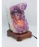 Amethyst Druse lamp