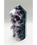 5.1# Fluorite, natural 1 side obelisk