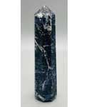 3-4" Iolite W Black Mica obelisk