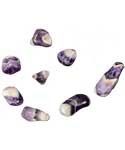 1 lb Chevron Amethyst tumbled stones