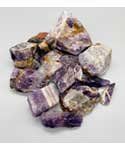 1 lb Amethyst untumbled stones